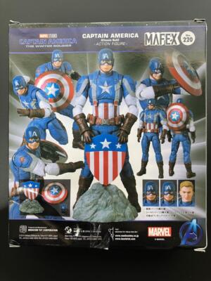 MAFEX Captain America Winter Solder Medicom Toy Action Figure | eBay