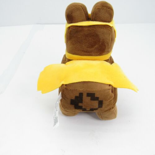 Rare Official JINX Minecraft Happy Explorer Baby Llama Cow Plush Brown 6" Lot - Picture 8 of 11