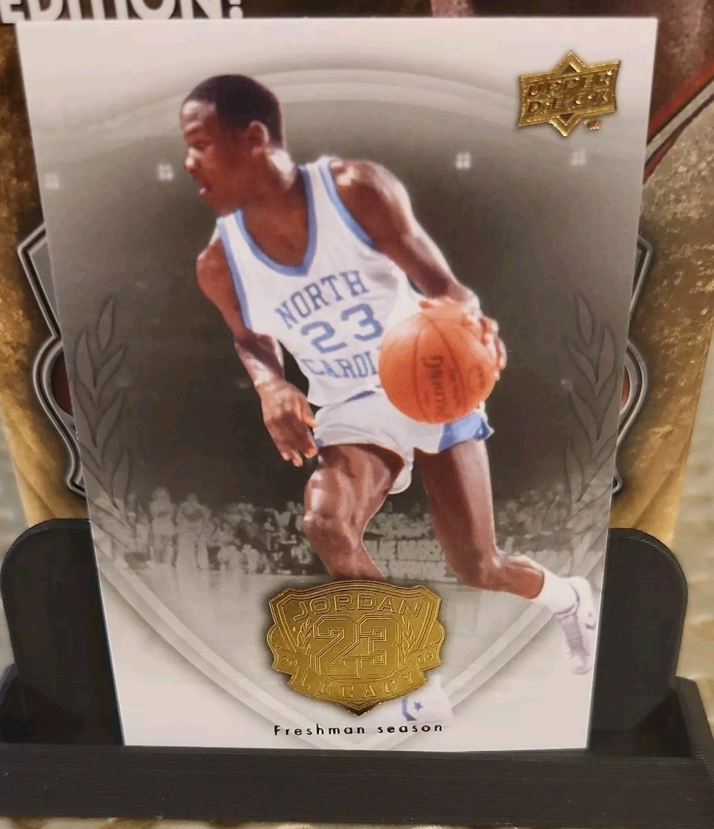 michael jordan tar heels card