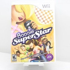 Boogie Superstar (Nintendo Wii, 2008) Complete W/ Poster Natasha