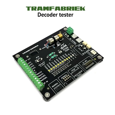 Tramfabriek DCC Decoder tester (Coreless motor version)