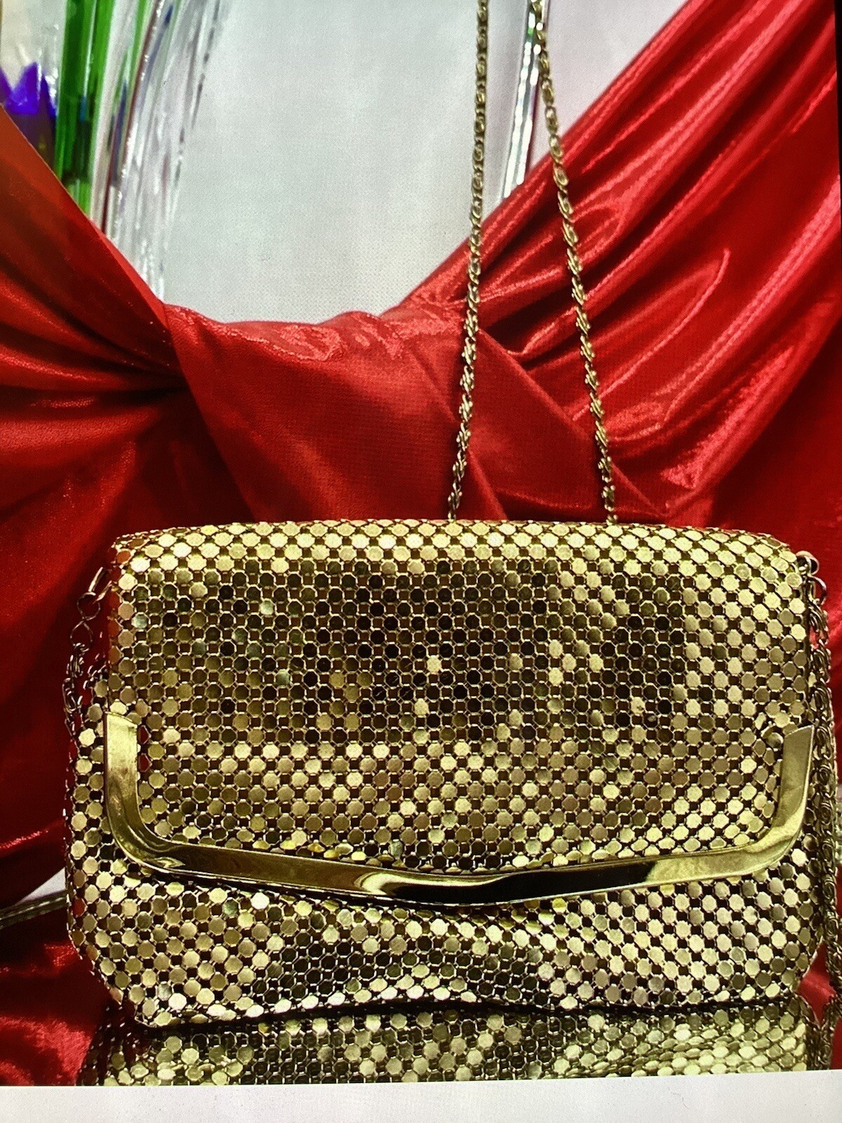 Another y&s Handbag In Gold Mesh ASO Amy Winehouse Very Rare Find!! image 3