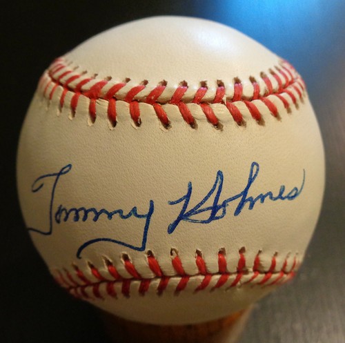 Tommy Holmes Boston Braves - Baseball autografato - Autografo autentico JSA - Foto 6 di 9
