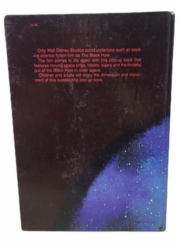 Walt Disney Studios The Black Hole A Pop-up Book 1979 As-Is Read Description. - Picture 2 of 4