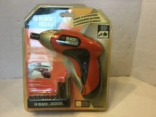 Black & Decker Cordless Rechargeable Screwdriver Orange CSD300TO New