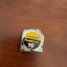 Stanley PowerLock taśma miernicza 16 stóp Bezpieczne ostrze Blokada Metalowe narzędzia pomiarowe