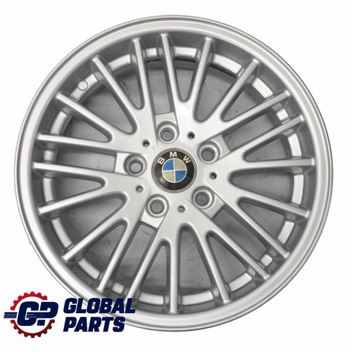 BMW X3 E83 Silver Wheel Light Alloy Rim 17" V Spoke 110 ET:37 7J 3401198