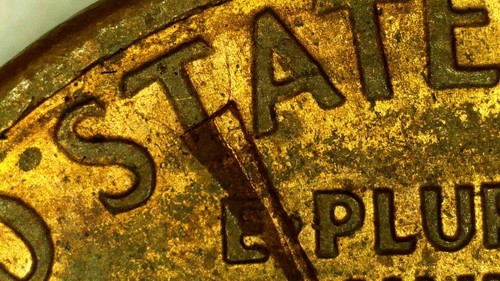 1996 P Lincoln Memorial Cent Unique markings both Sides - Picture 17 of 24