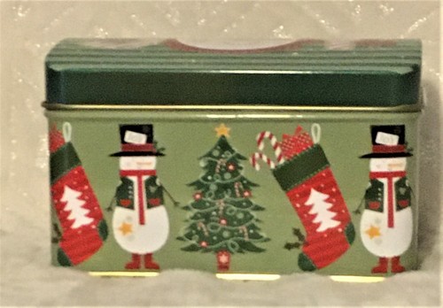 Christmas Tins Holiday Mailboxes, Hinged Snowman Penguins 5 Designs U Pick New🐧 - Picture 11 of 26