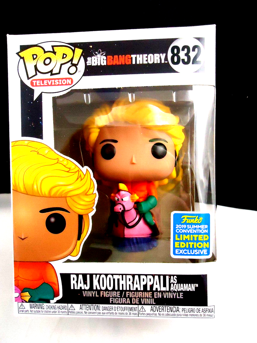 Raj Koothrappali Funko Pop Big Bang Theory Aquaman Comic Con | Cuotas sin interés