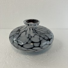 Vintage Beautiful Hand-Blown Onion Glass Perfume Bottle No Cap/ Dauber