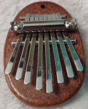 8 Keys Mini Kalimba Portable Wooden Finger Harp Thumb Piano Musical Instrument