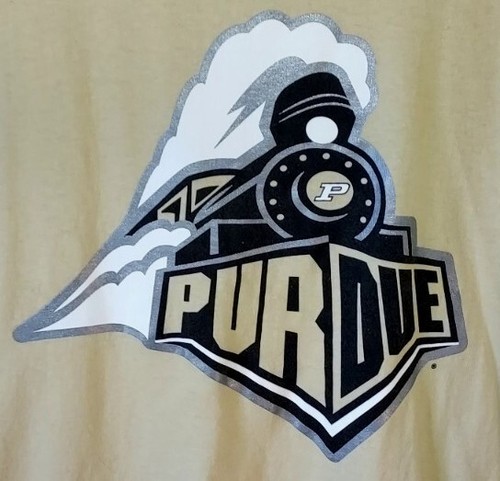 NCAA Purdue Boilermakers Team Logo Graphic Shirt! Adult Large. Free Shipping! - Picture 2 of 4