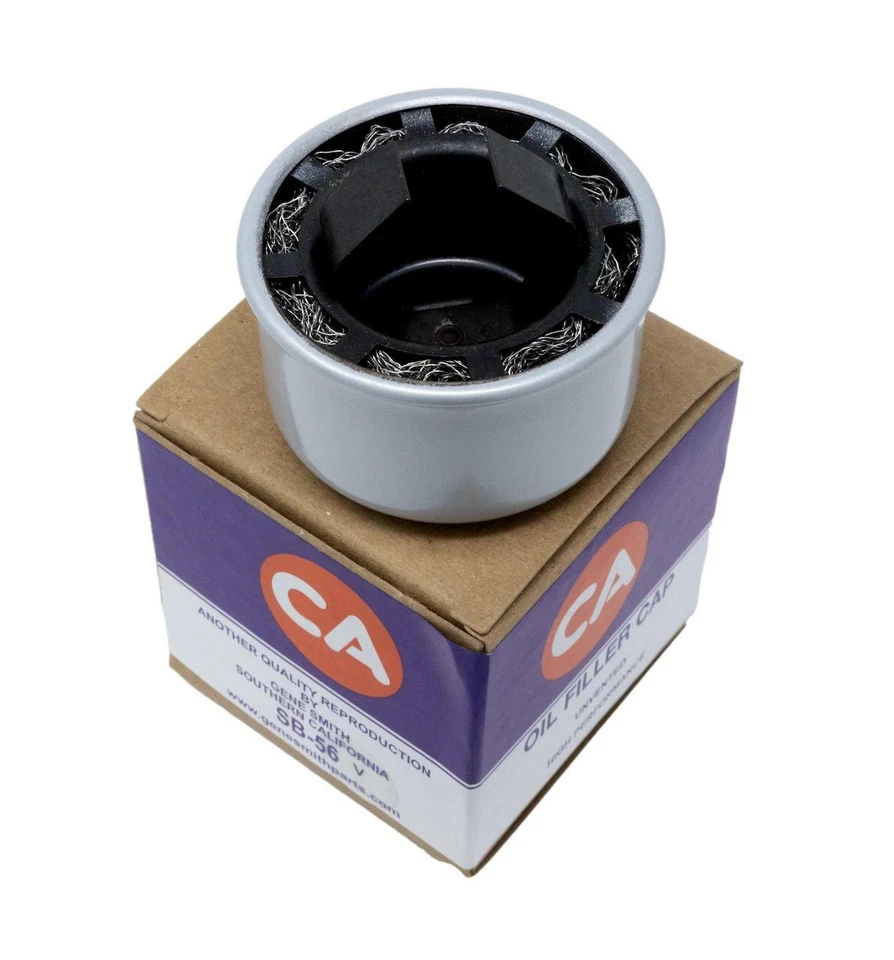 56 57 Chevy V8 Oil Breather Cap Vented High Performance 1956 1957 Chevrolet New - Image 2 of 4