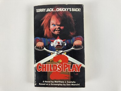 CHILD'S PLAY 2 Matthew Costello Paperback Horror Movie Tie-In 1990