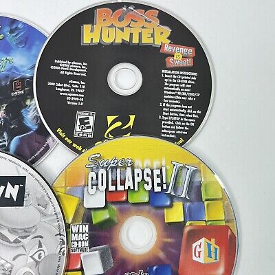 VINTAGE PC GAME LOT 9 CD-ROMS LATE 90's EARLY 2000's WITH VINTAGE PC GAME LOT 9 CD-ROMS LATE 90's EARLY 2000's WITH