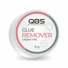 QBS Lash Glue Remover Cream 15g - Gentle Eyelash Extension Remover UK Salon Use