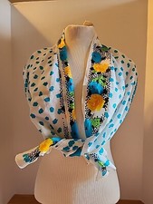 Vintage 100 Silk Scarf The Specialty House Made In Japan Floral Multicolored...