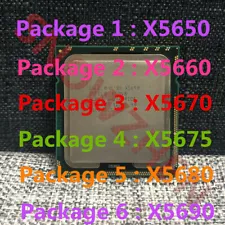 Intel Xeon X5650 X5660 X5670 X5675 X5680 X5690 CPU Six-Core LGA 1366 Processors