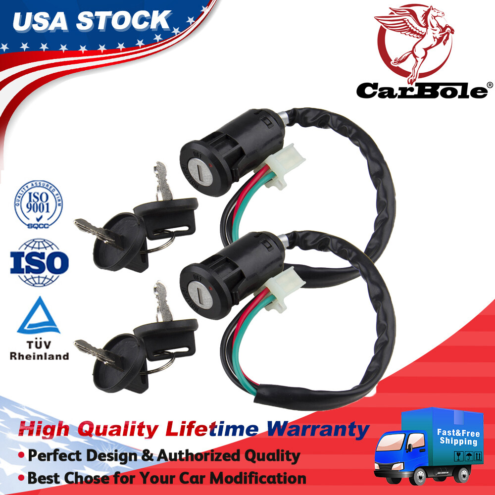 Apollo Motorcycle Ignition Key With Gas Cap Water-Resistant 4-Wire ...