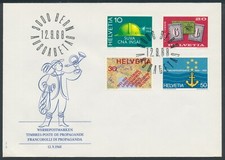 Schweiz 1968 Mi.-Nr. 887-890 FDC Jahresereignisse II ...  Switzerland F.D.C.
