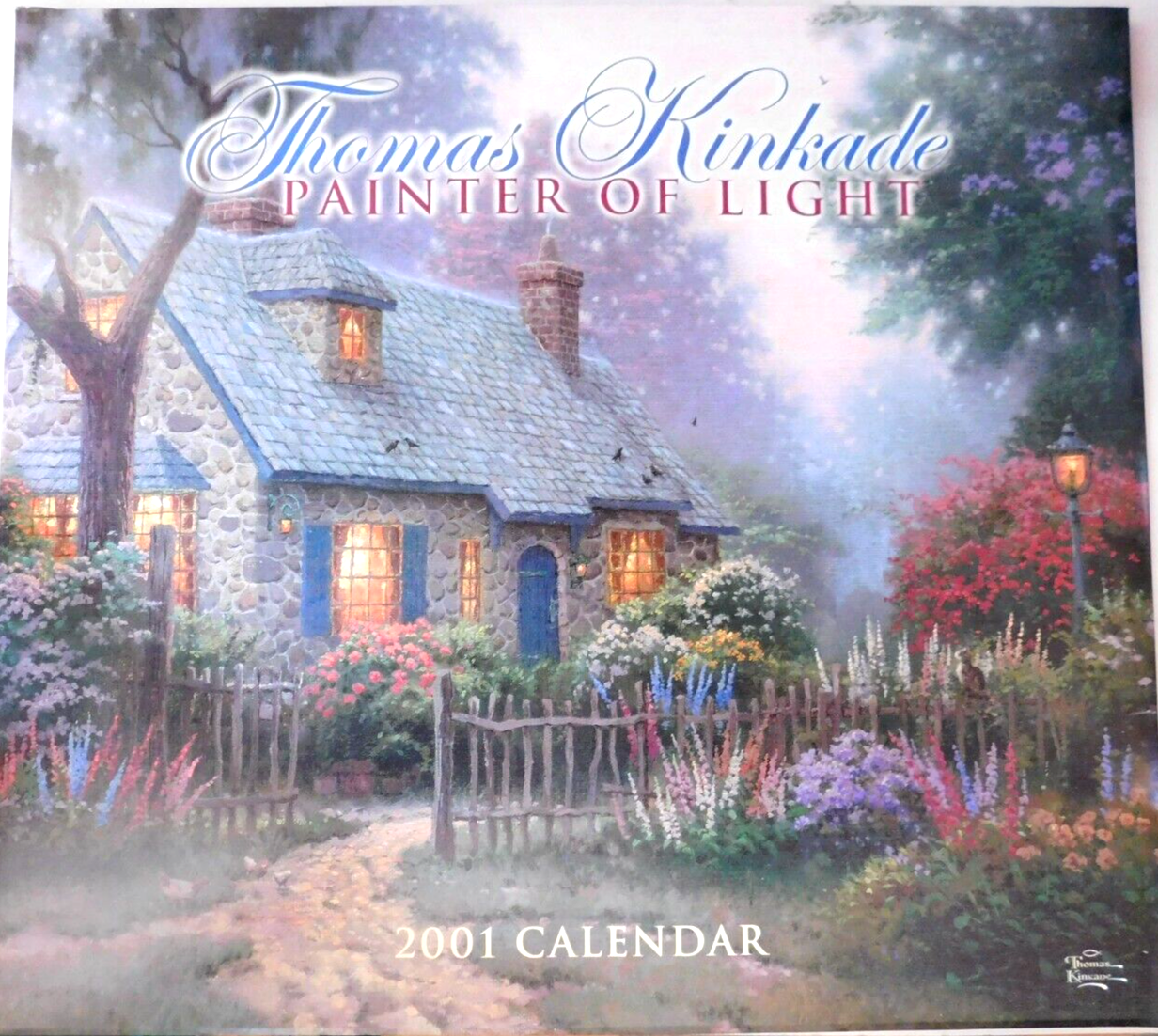Vintage 2001 Thomas Kinkade Painter of Light Wall Calendar. New In Cover. |  eBay