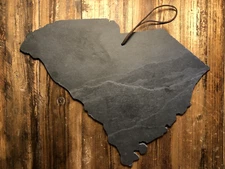South Carolina Shape Slate Write On Chalkboard Tablet Map Cheese Board 12x16"