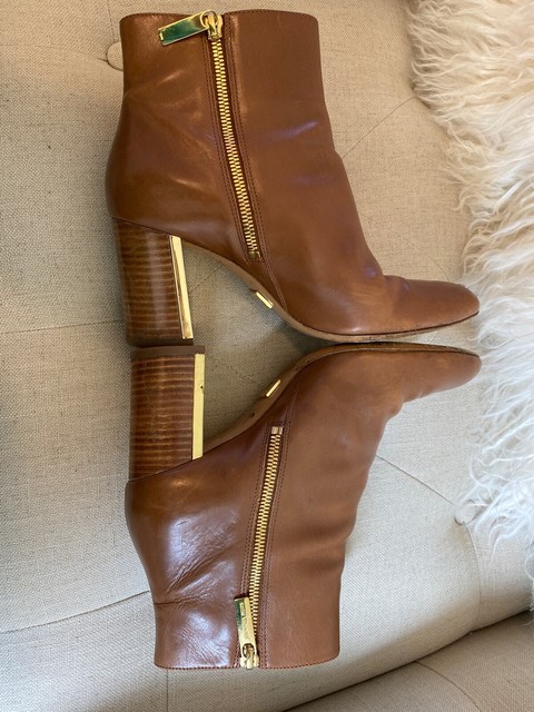 michael kors burgundy boots