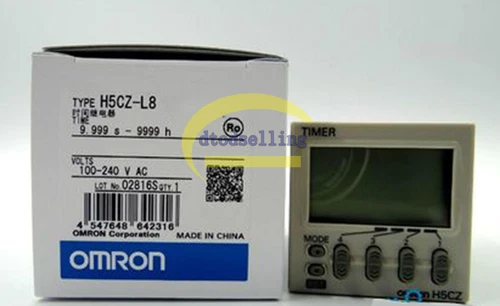 New Omron Timer H5CZ-L8 ( H5CZL8 ) 100-240VAC