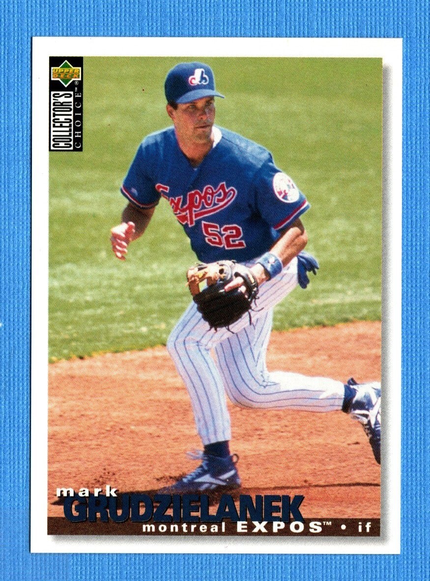 1995 Collector's Choice #549 Mark Grudzielanek Montreal Expos