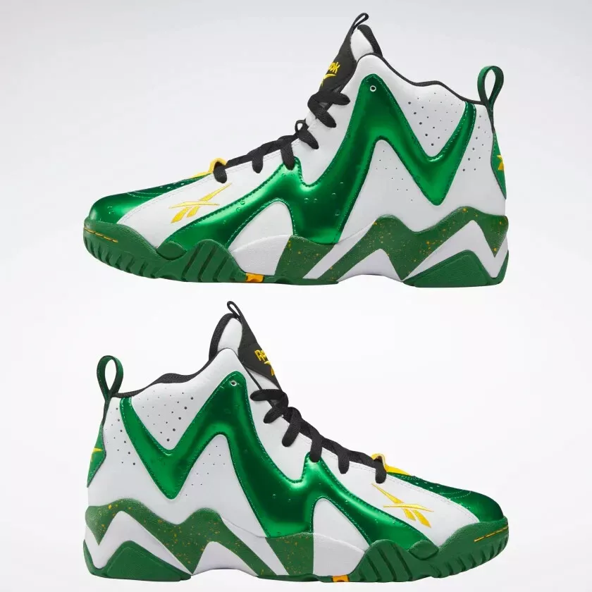 Reebok Hurrikaze II 2 Reign Seattle Sonics Make it Rain Shawn Kemp GZ1566 sz 8 Reebok Hurrikaze II 2 Reign Seattle Sonics Make it Rain Shawn Kemp GZ1566 sz 8