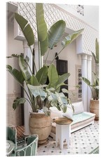 Acrylglasbild Riad in Marrakesch - Henrike Schenk