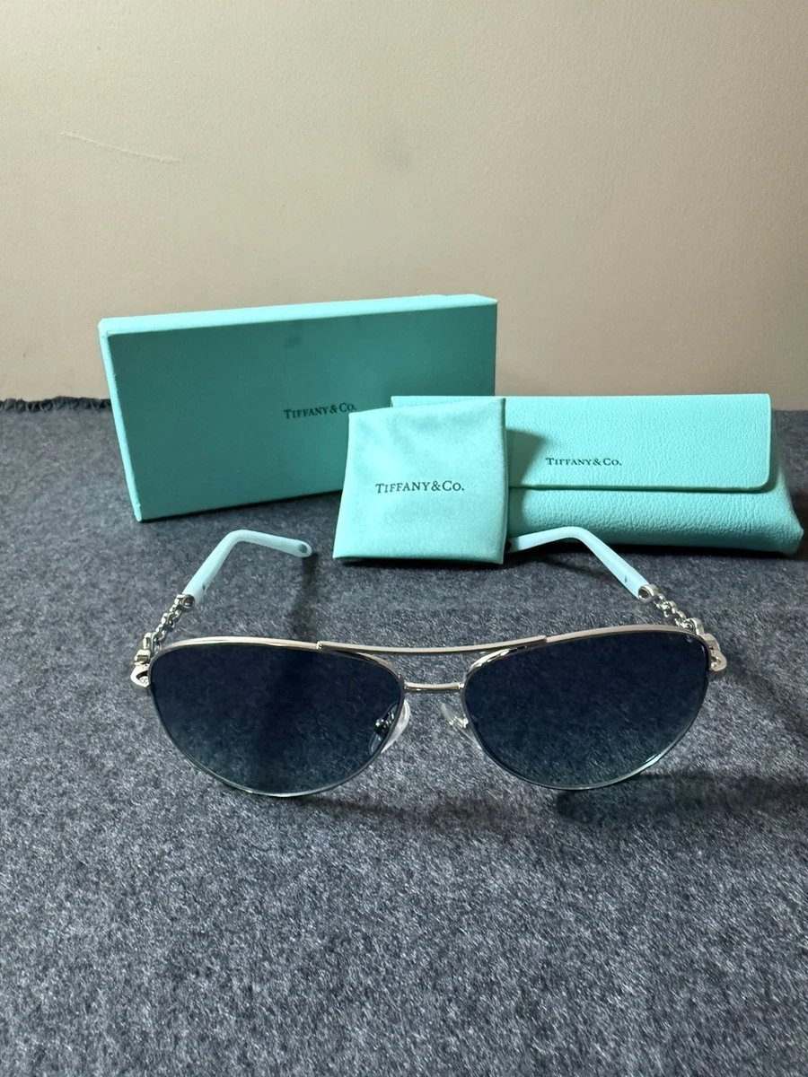 Tiffany & Co. ティファニー　アビエーターサングラス Tiffany & Co. Blue Aviator Sunglasses for Women for sale | eBay