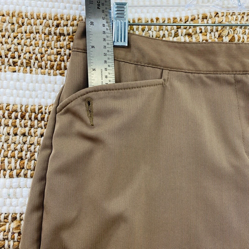 Izod PerformX Women’s Bermuda Shorts Size 8 Brown Golf Athletic - Image 2 of 4