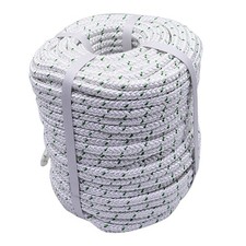 3/8 Inch x 200 Feet 4800Lbs Double Braided Polyester Rope Breaking Strength Stro
