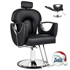 Reclining Hydraulic Barber Chair Styling Salon Beauty Shampoo Spa Equipment