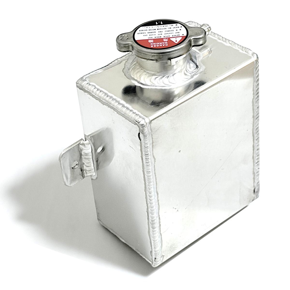 1.2L Universal Aluminum Expansion Coolant Overflow Reservoir Tank Bottle Natural