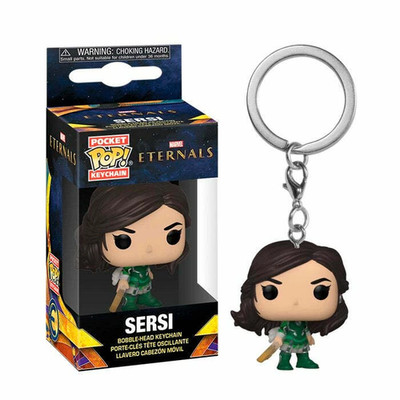 Funko POP! Schlüsselanhänger: Marvel Eternals - Sersi - Wackelkopf Keychain / Originalverpackt
