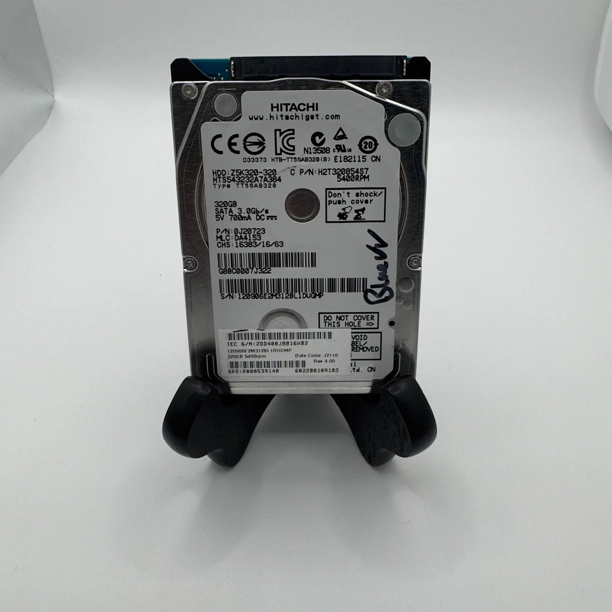 90日保証/再生品】Hitachi 320GB laptop Internal 5400RPM 2.5 0A78253