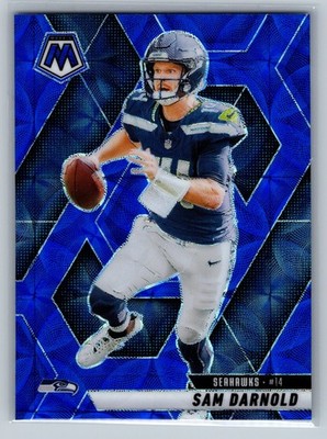 2025 Panini Mosaic Sam Darnold Blue Scope