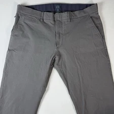 J. Crew 484 Slim Fit Tech Pants Men’s 35x32 Gray Stretch Chino Casual