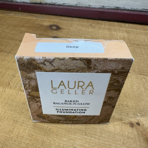 Laura Geller Baked Balance N Glow illuminating Foundation DEEP 100% Authentic - Picture 4 of 9