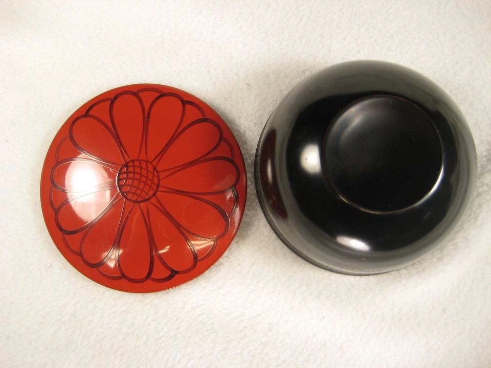 DE COLECCIÓN LACA JAPONESA MADERA TAPA TÉ CEREMONIA USUKI NATSUME Foto 4 de 4