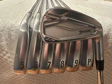 Srixon ZX7 2021 RH Iron Set 4-PW Steel KBS Tour 120 Stiff +1/4" .. Nearly New!