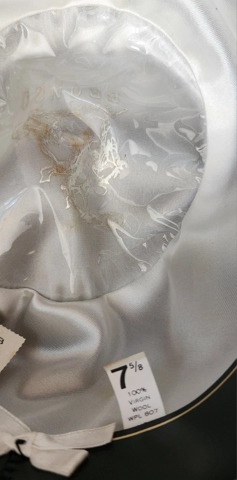 Vintage Bronco Amish Wide Brim 100% Virgin Wool Hat Beautiful Condition - Image 3 of 4