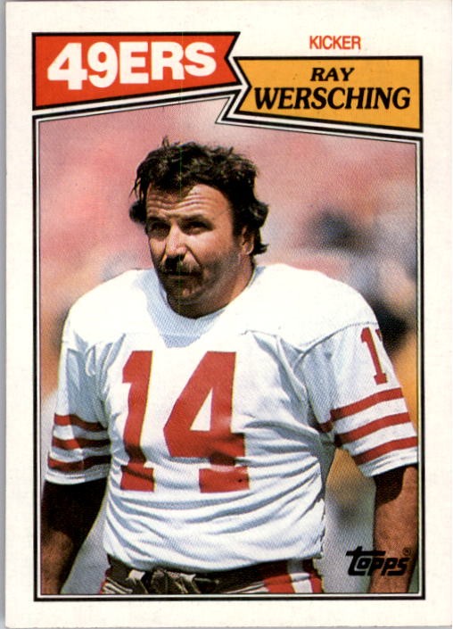 1987 Topps #117 Ray Wersching - FB