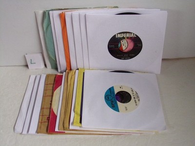 1950's - 1960's Rock Lot of 20 - 45 RPM Records