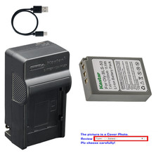 Kastar Battery AC  USB-C Charger for Olympus E-PM1 E-PM2 Stylus 1 1s Cameras