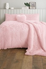 Cuddles Fluffy Fur Fleece Duvet Cover Set Ultra Soft Warm Cozy Winter Bedding