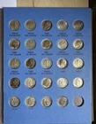 1946-1964 Complete Silver Roosevelt Dime Set 48 Coins Whitman Album
